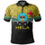 Custom Hela Province Polo Shirt Of Papua New Guinea LT6 Unisex Black - Polynesian Pride