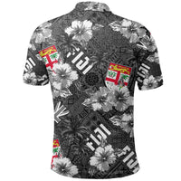 Fiji Hibiscus Polo Shirt Hawaii Style No.3 LT6 - Polynesian Pride