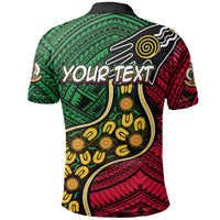 Custom Vanuatu Mix Aboriginal Polo Shirt LT6 - Polynesian Pride