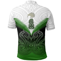 New Zealand Maori Manaia Polo Shirt Green - Polynesian Pride