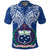 Love Truth Peace Samoan Tribal Tattoo Polo Shirt Blue St andrew High School Unisex Blue - Polynesian Pride