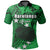 Custom Cook Islands Polo Shirt Rarotonga LT6 Green - Polynesian Pride