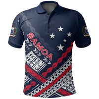 Polynesian Pride Samoa Polynesian Polo Shirt Unisex Blue - Polynesian Pride