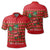 Hawaiian Turtle Christmas Polo Shirt Red Felix Style Unisex Red - Polynesian Pride