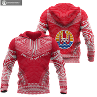 French Polynesia Chief Pullover Hoodie - Polynesian Pride