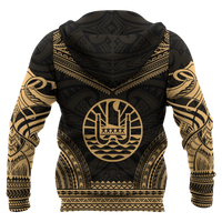 French Polynesia Gold Chief Hoodie - Polynesian Pride
