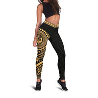 Tonga Polynesian 6th Leggings (Gold) A6 - Polynesian Pride