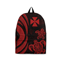 Wallis and Futuna Backpack - Red Tentacle Turtle Red - Polynesian Pride