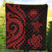 Federated States of Micronesia Premium Quilt - Red Tentacle Turtle - Polynesian Pride