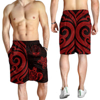 Marshall Islands Men's Short - Red Tentacle Turtle - Polynesian Pride