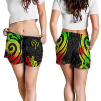 Kosrae Women's Short - Reggae Tentacle Turtle - Polynesian Pride