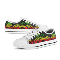 Kosrae Low Top Canvas Shoes - Reggae Tentacle Turtle - Polynesian Pride