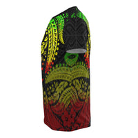 Polynesian Patterns T Shirt Reggae Color - Polynesian Pride