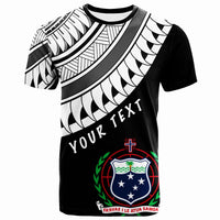 Samoa Custom T Shirt Ginger Lei Pattern White Unisex White - Polynesian Pride