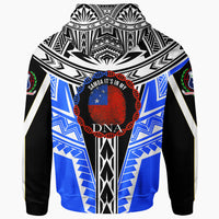 Samoa Hoodie Its In My DNA Blue Color - Polynesian Pride