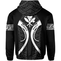 Polynesian Kanaka Maoli Hawaii Zip Hoodie Mix Style - Polynesian Pride