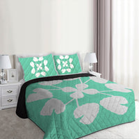 Hawaiian Royal Pattern Quilt Bed Set - Seafoarm - D3 Style - Polynesian Pride