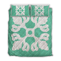 Hawaiian Royal Pattern Quilt Bed Set - Seafoarm - M1 Style - AH Seafoarm - Polynesian Pride