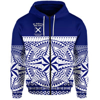 St. andrews High School Zip Hoodie Simplified Version LT8 - Polynesian Pride