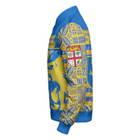 Suva Grammar School Sleeve Zip Bomber Jacket LT10 - Polynesian Pride