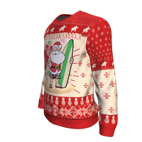Hawaii Ugly Christmas Sweatshirt - Mele Kalikimaka Santa Claus Beach - Polynesian Pride