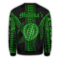 Molokai Island Polynesian Sweatshirt - Comely Style - AH - Polynesian Pride