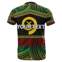 Custom Athletics Vanuatu T Shirt of Vanuatu Polynesian Patterns LT6 - Polynesian Pride
