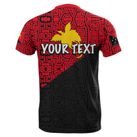 Custom Papua New Guinea T Shirt Patterns With Flag LT6 - Polynesian Pride
