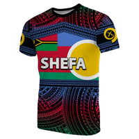 Custom Shefa Province T Shirt of Vanuatu Polynesian Patterns Tai Dons LT6 - Polynesian Pride