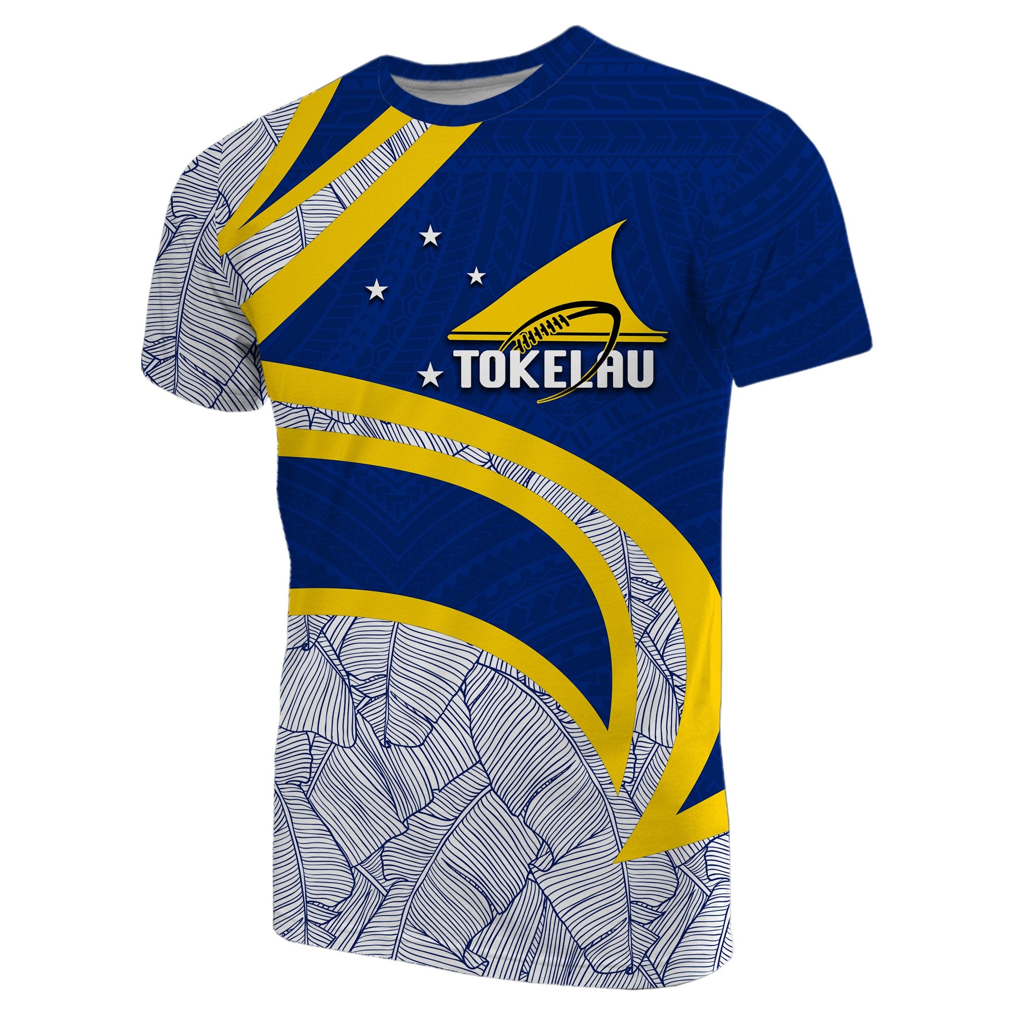 Tokelau Rugby T Shirt Polynesian Unisex Blue - Polynesian Pride