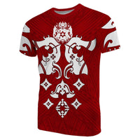 Tonga Polynesian T Shirt Red Unisex Red - Polynesian Pride