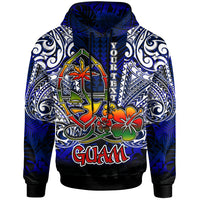 Guam Hoodie Custom Guam Independence Day With Polynesian Tattoo Patterns LT10 - Polynesian Pride