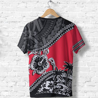Polynesian T Shirt Turtle Hibiscus Tattoo Fall In The Wave K9 - Polynesian Pride