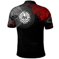 Tahiti Polo Shirt Polynesian Chain Style - Polynesian Pride
