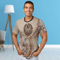 Tahiti T Shirt Hibiscus Flowers Vintage Style - Polynesian Pride
