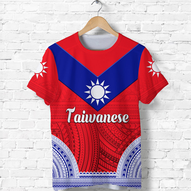 Taiwanese T Shirt Taiwan Unique Polynesian Tattoo LT8 - Polynesian Pride