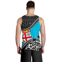 Fiji Men Tank Top Fall In The Wave K9 - Polynesian Pride