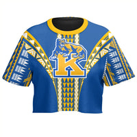 Hawaii - Kaiser High Football Jersey Crop Top T - Shirt - AH - Polynesian Pride