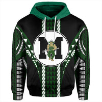 Hawaii Hoodie Molokai High Football Jersey Hoodie - Polynesian Pride