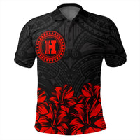 Hawaii Map Hibiscus Polynesian Polo Shirt Lithe Style - Polynesian Pride