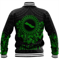 Molokai Map Hibiscus Polynesian Baseball Jacket - Lithe Style - AH - Polynesian Pride