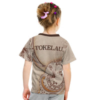 Tokelau T Shirt Hibiscus Flowers Vintage Style - Polynesian Pride