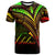 Tokelau T Shirt Reggae Color Cross Style Unisex Black - Polynesian Pride