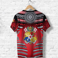 Custom Mate Maa Tonga Rugby T Shirt Polynesian Creative Style - Polynesian Pride