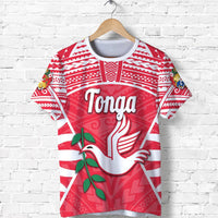 Tonga T Shirt Rugby Style Unisex Red - Polynesian Pride