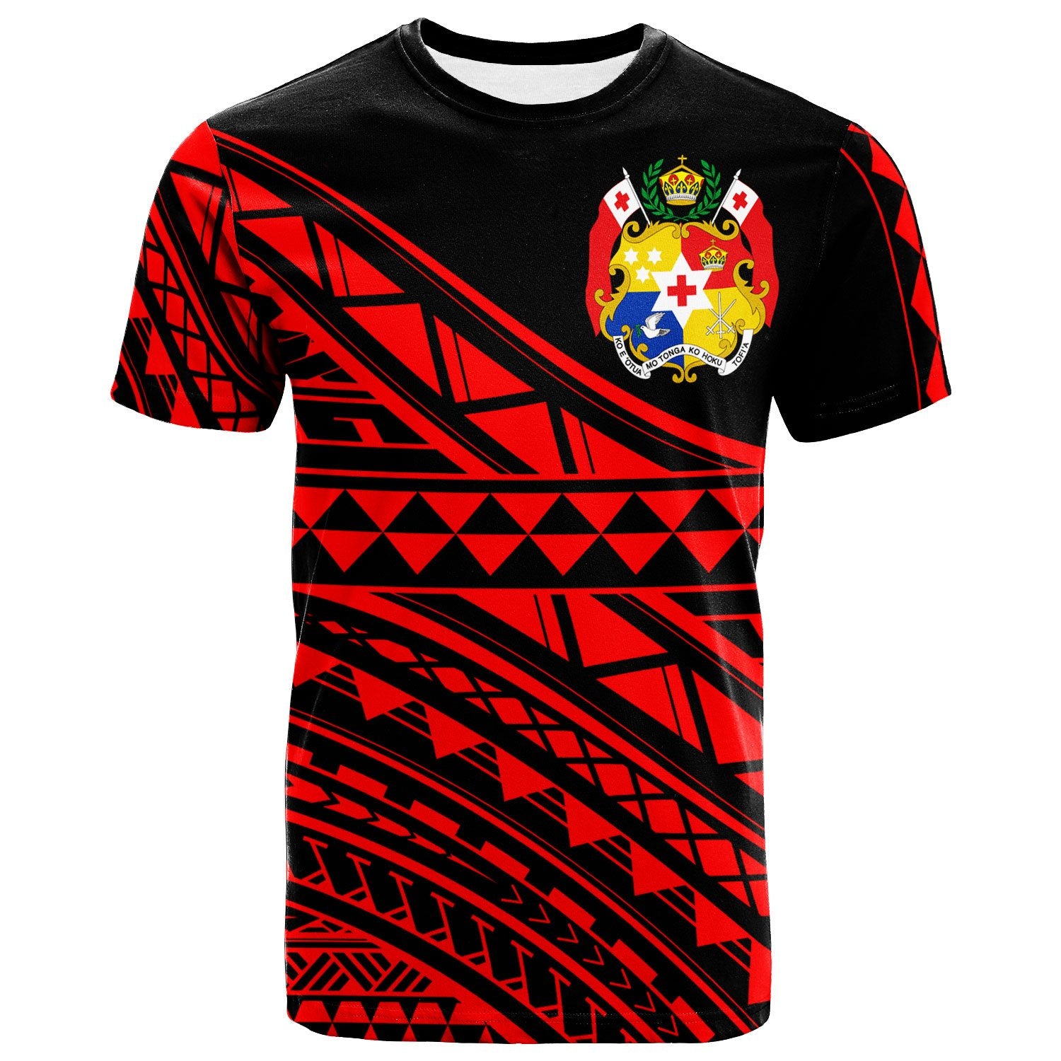 Tonga Custom T Shirt Special Polynesian Ornaments Red Color Unisex Red - Polynesian Pride