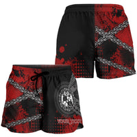 Tonga Polynesian Personalised Women's Shorts - Polynesian Chain Style - Polynesian Pride