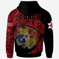 Tonga Zip Hoodie Tongan Style - Polynesian Pride