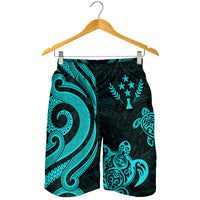 Kosrae Men's Short - Turquoise Tentacle Turtle - Polynesian Pride