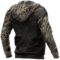 Maori Tattoo Hoodie, New Zealand Turtle Tattoo Pullover Hoodie - Polynesian Pride